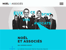 Tablet Screenshot of noelassocies.com